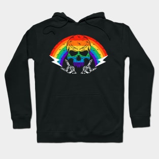 Skull Rainbow Cool Hoodie